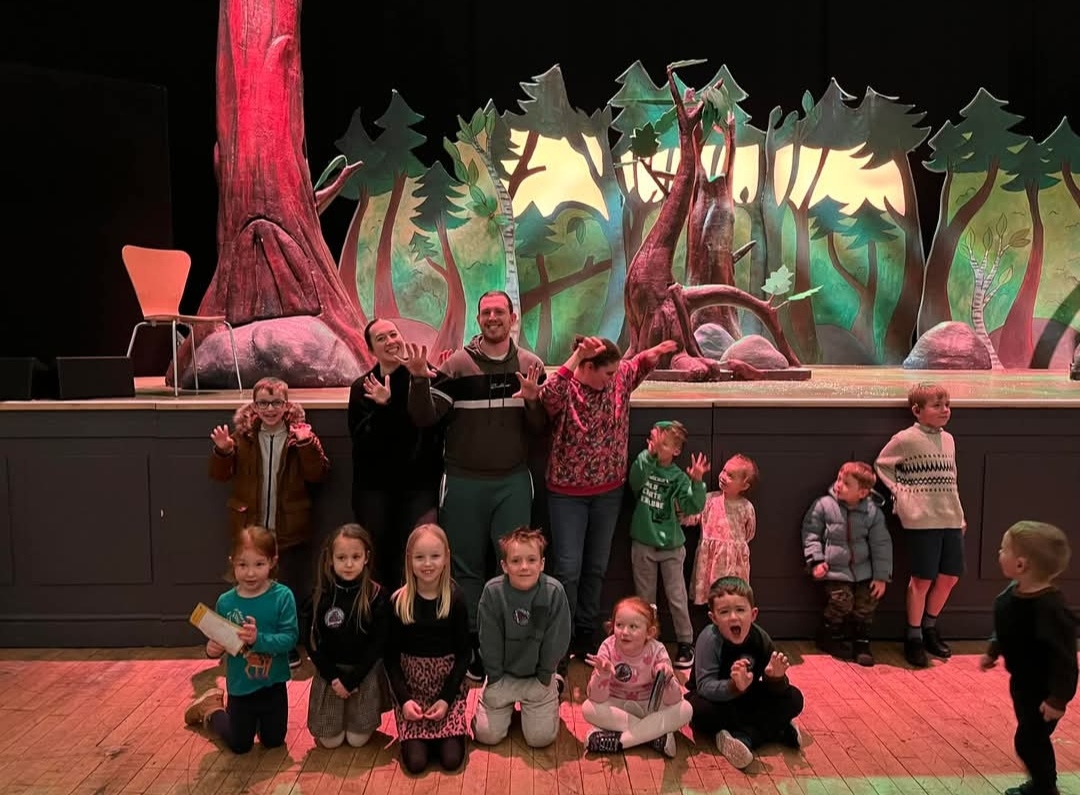Gruffalo theatre trip to Birmingham Town Hall